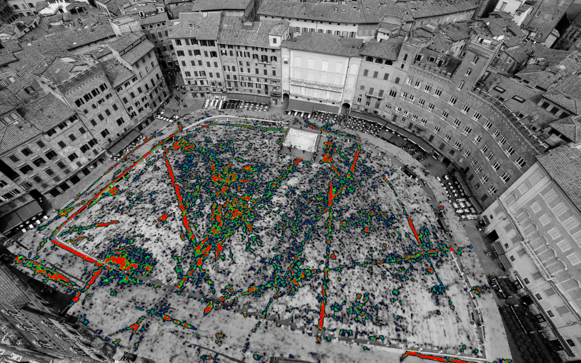 GPR depth slice Siena (Italy).